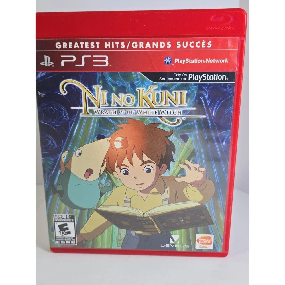 NI NO KUNI PS3 Game PlayStation 3 Anime Fantasy Adventure Very Good Disc!